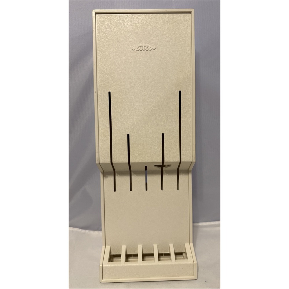 Vintage CUTCO Knife Holder 5 Slot Plastic‎ Tray Drawer Wall Mount